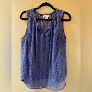 Liz Claiborne sleeveless blouse